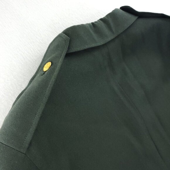 Army Green Uniform Vintage Service Jacket US Military Coat Soldier Men 37 L NWT - Picture 13 of 14